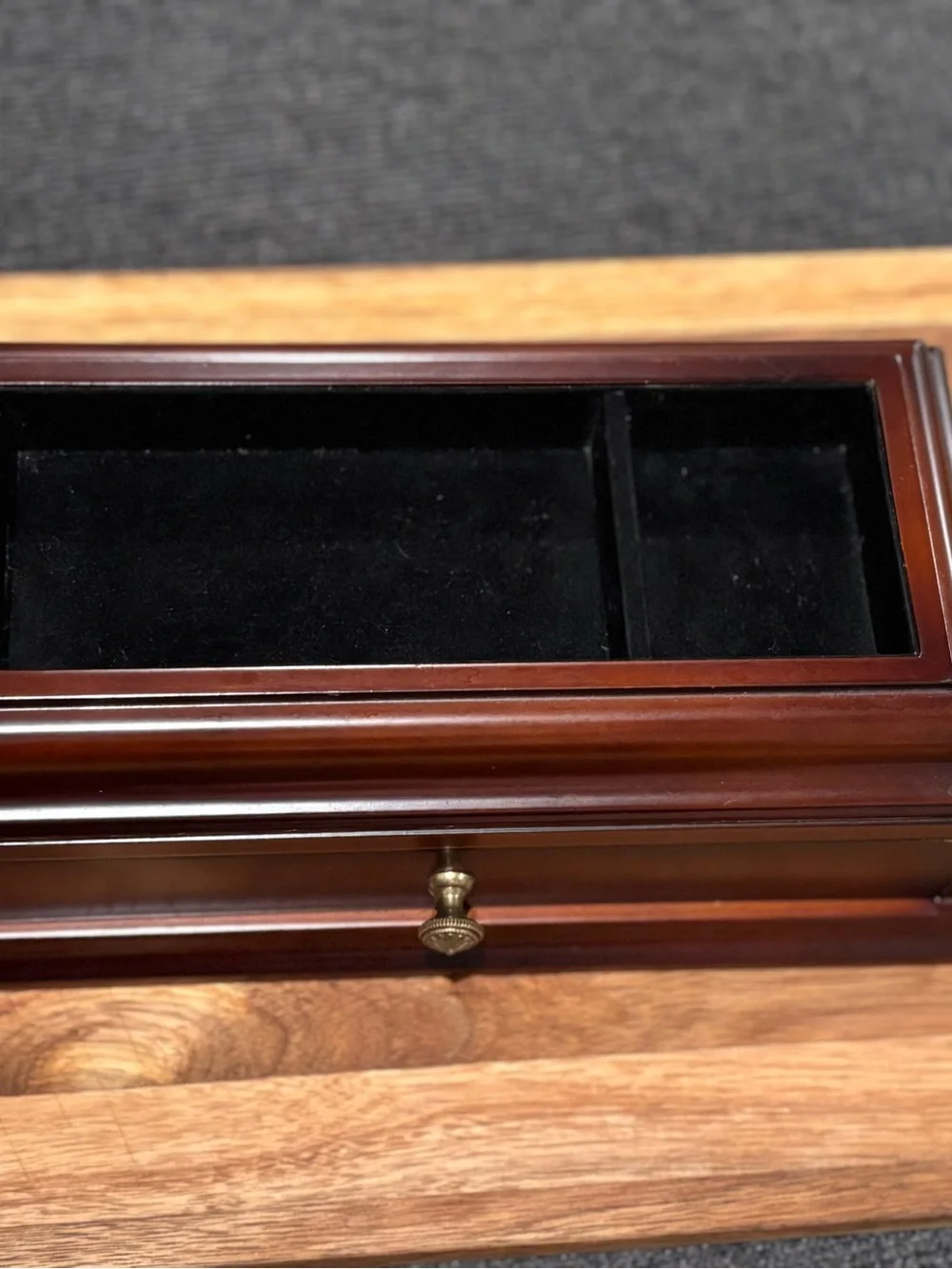 Vintage Bombay Company Wood Jewelry Box / Trinket Organizer